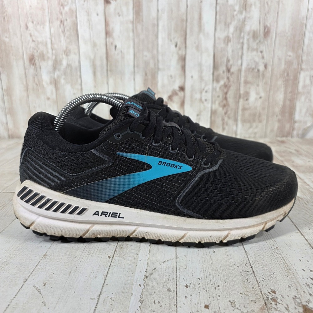 Brooks Ariel 20 Womens Running Shoes Black Blue 1203151B064 Size 10 Medium B
